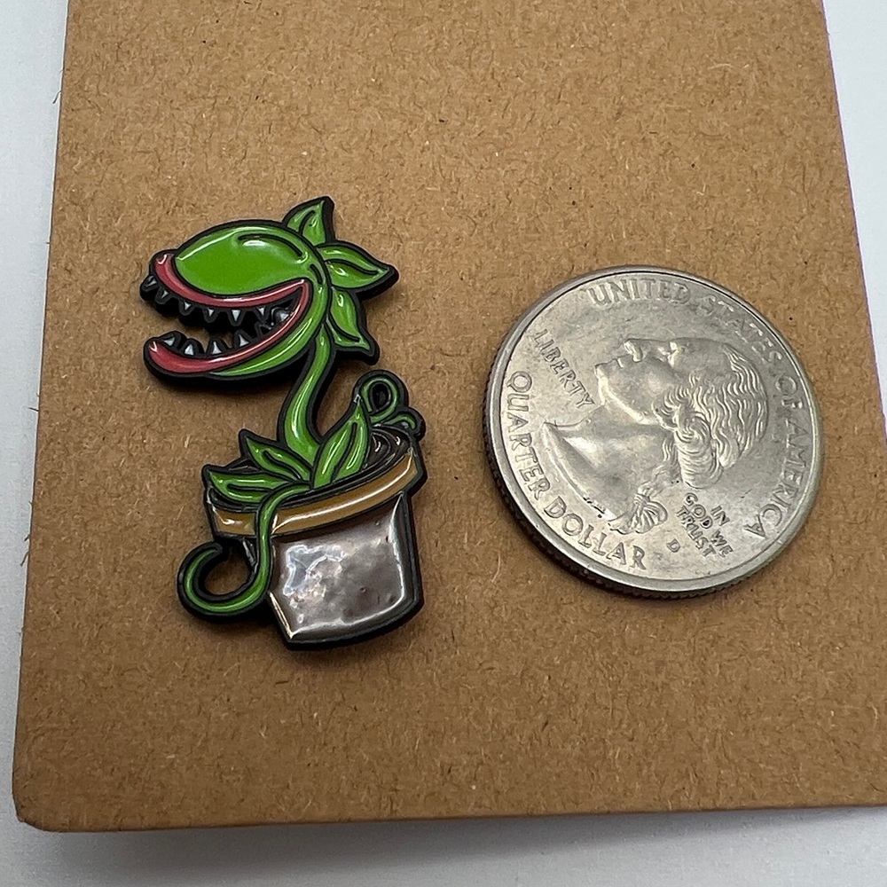Audrey II Enamel Pin – Little Shop of Horrors Inspired Collectible - Picture 2 of 4